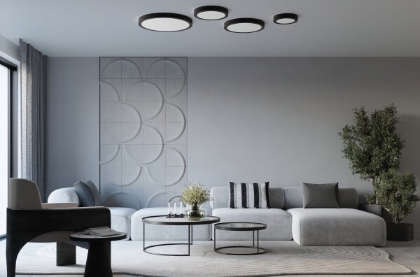 Sollux SL.1249 - LED Stropní svítidlo ONYX LED/48W/230V pr. 60 cm bílá