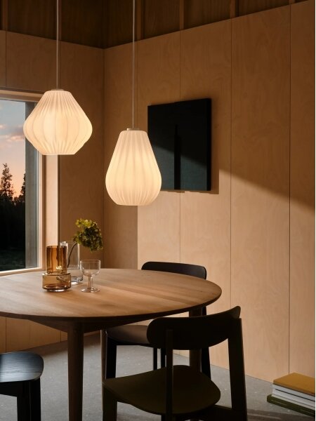 Nordlux - Lustr na lanku MALUCA 1xE27/15W/230V pr. 29 cm bílá