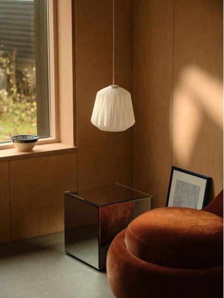 Nordlux - Lustr na lanku ELBIE 1xE27/15W/230V pr. 24 cm bílá