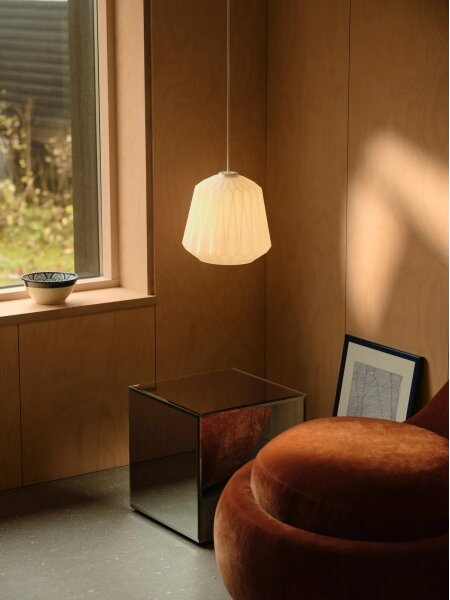 Nordlux - Lustr na lanku ELBIE 1xE27/15W/230V pr. 24 cm bílá