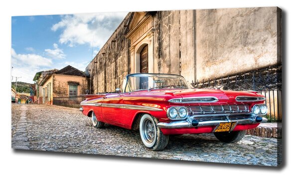 Foto obraz tištěný na plátně Červený Chevrolet oc-28895632