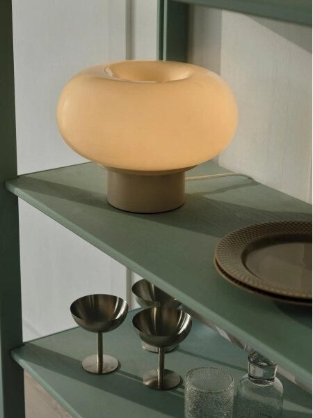 Nordlux - Stolní lampa MALTI 2xE27/10W/230V béžová