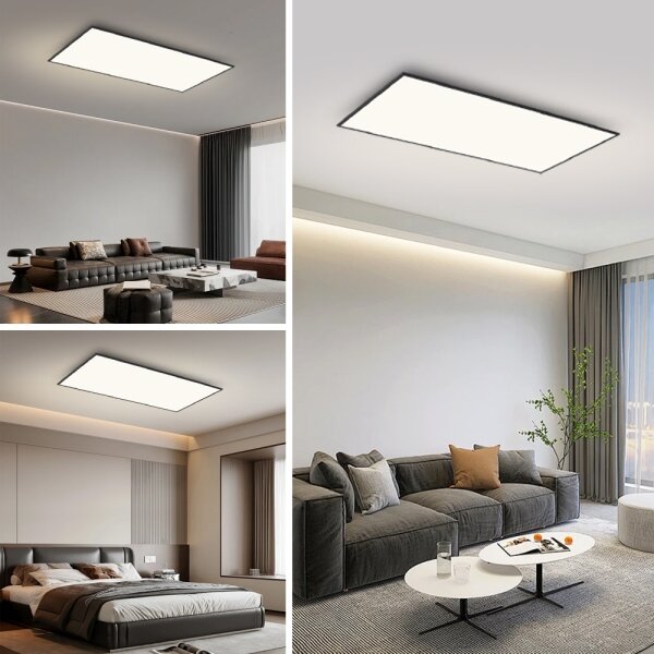 Brilagi - LED Stropní svít. SLIMFRAME LED/80W/230V 120x60 cm 3000/4000/6000K čer