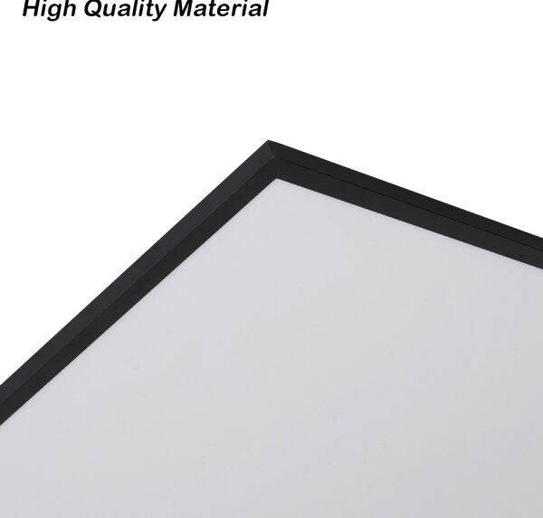 Brilagi - LED Stropní svít. SLIMFRAME LED/80W/230V 120x60 cm 3000/4000/6000K čer