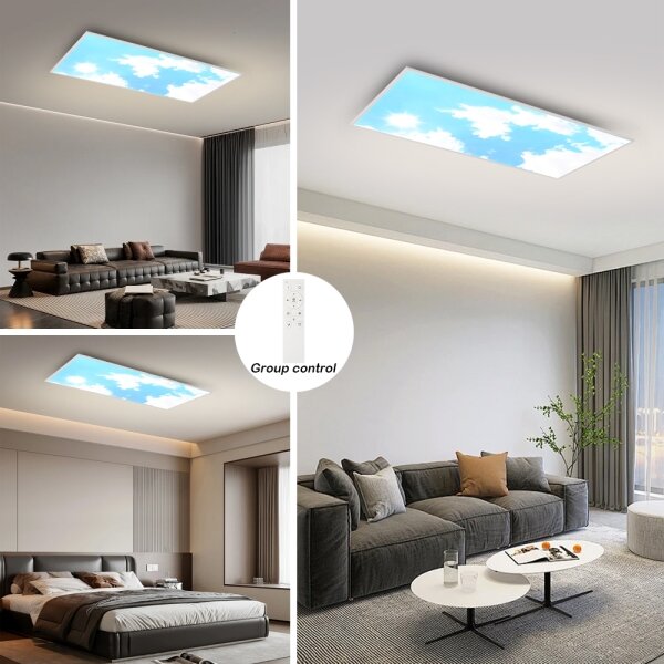 Brilagi -LED Stm. strop. svít. SLIMFRAME SKY LED/80W/230V 120x60 cm + DO
