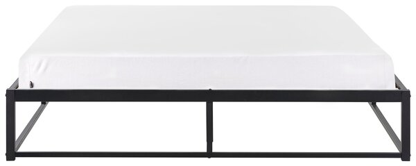 Postel Kov VIRY 160 x 200 cm Černá