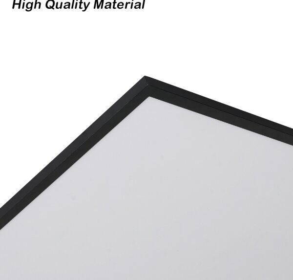 Brilagi - LED Stm. strop. svítidlo SLIMFRAME LED/80W/230V 120x60 cm černá + DO