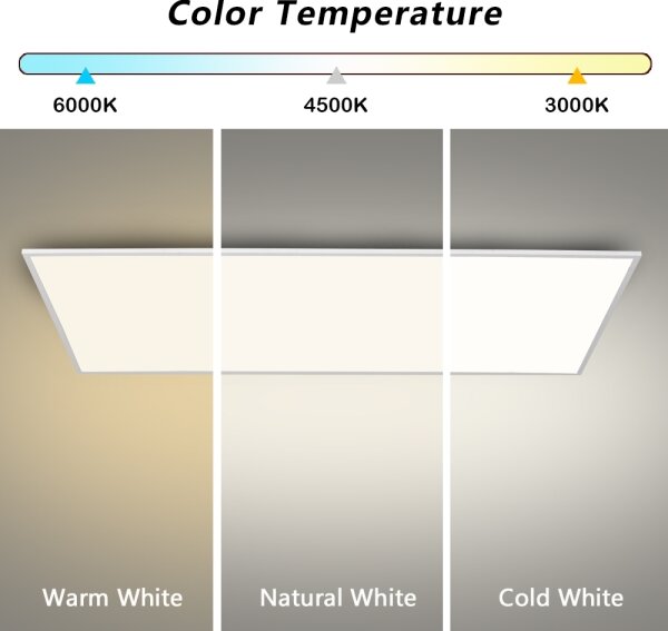 Brilagi - LED Stm. strop. svítidlo SLIMFRAME LED/80W/230V 120x60 cm bílá + DO