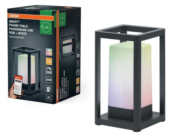 Osram - LED RGBW Stmívatelná stolní lampa SMART LED/5W/5V IP44 Wi-Fi