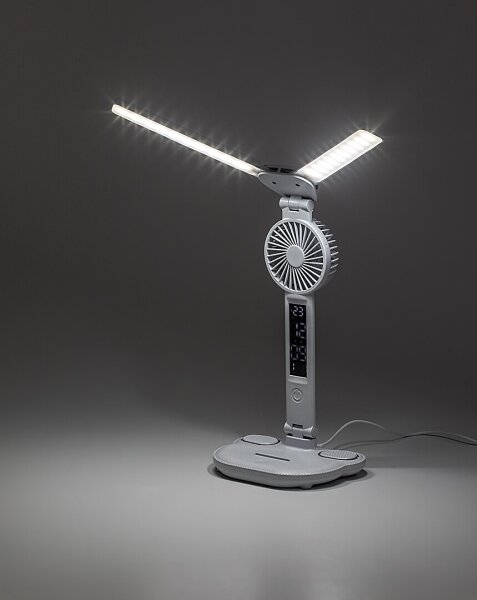 Rabalux 74030 - LED Stm stolní lampa s ventilátorem NOVILO LED/7W/5V