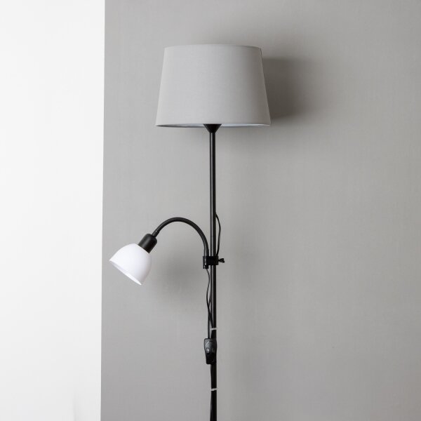 Brilagi - Stojací lampa CERIA 1xE27/100W/230V + 1xE14/25W černá/šedá