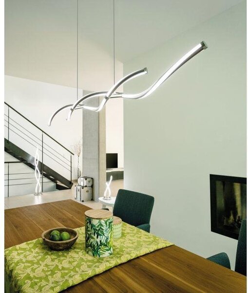 Paul Neuhaus Závěsné LED svítidlo Q-MALINA, 47W, d. 111 cm, Smart Home, CCT 2700-5000K