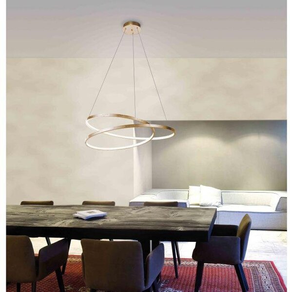 Paul Neuhaus Závěsné LED svítidlo ROMAN, 45W, ø 72 cm, 3000K stmívatelné SimplyDim