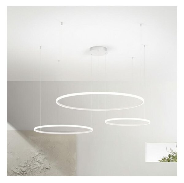 Ondaluce - LED Stmívatelný lustr na lanku SOEL LED/28W/230V+LED/38W+LED/47W