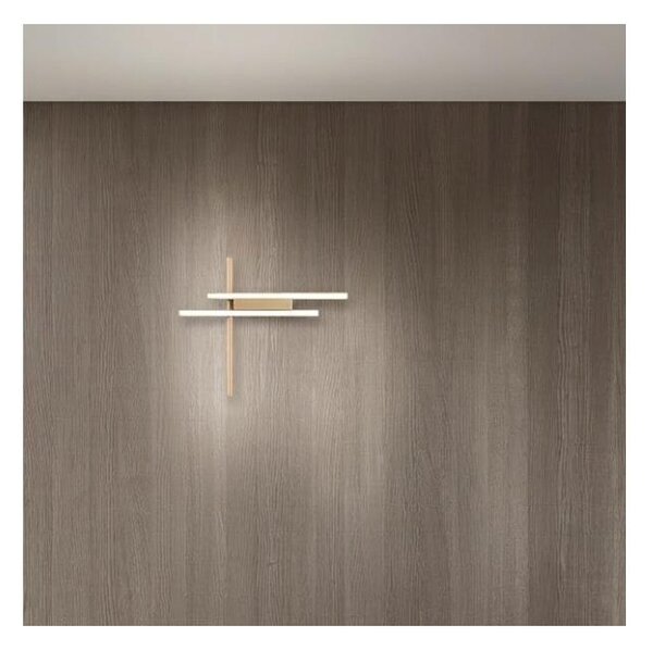 Ondaluce - LED Stmívatelné nástěnné svítidlo MOVIDA LED/20W/230V zlatá