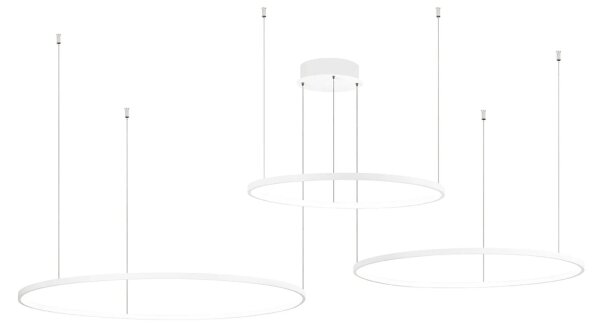 Ondaluce - LED Stmívatelný lustr na lanku SOEL LED/28W/230V+LED/38W+LED/47W