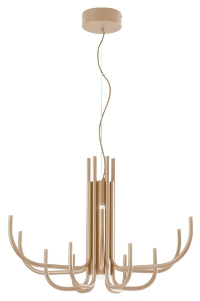 Ondaluce - LED Stmívatelný lustr na lanku NOUVEAU LED/35W/230V pr. 78 cm zlatá