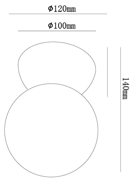 Ondaluce - Nástěnné svítidlo ROCK 1xG9/7W/230V beton/bílá