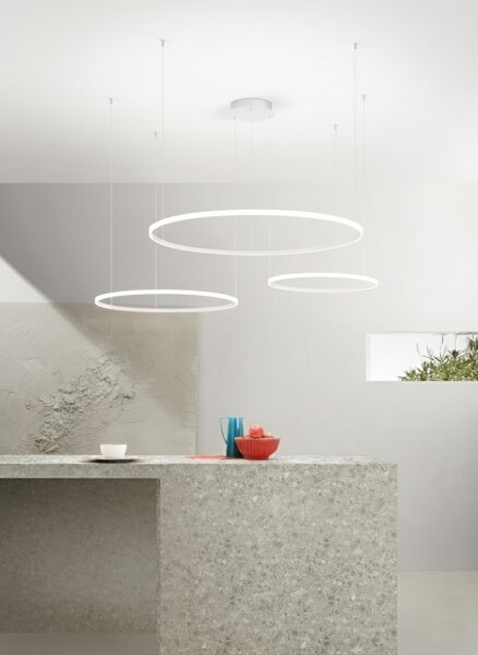 Ondaluce - LED Stmívatelný lustr na lanku SOEL LED/28W/230V+LED/38W+LED/47W