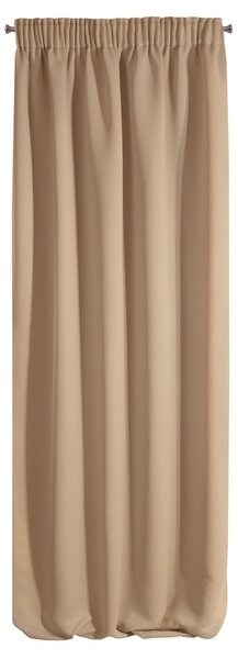 ZATEMŇOVACÍ ZÁVĚS NA PÁSCE ADLEY 135X270 CM BÉŽOVÁ