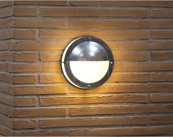 Nordlux - Venkovní nástěnné svítidlo MALTA 1xE27/60W/230V IP54 stříbrná
