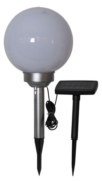 Venkovní kulaté solární LED svítidlo Star Trading Luna, ø 20 cm