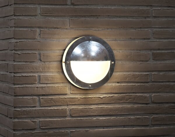 Nordlux - Venkovní nástěnné svítidlo MALTA 1xE27/60W/230V IP54 stříbrná