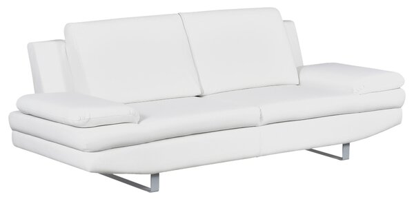 TŘÍMÍSTNÁ POHOVKA, textil, bílá MID.YOU - Pohovky, Online Only