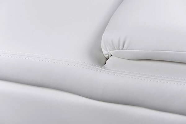 TŘÍMÍSTNÁ POHOVKA, textil, bílá MID.YOU - Pohovky, Online Only