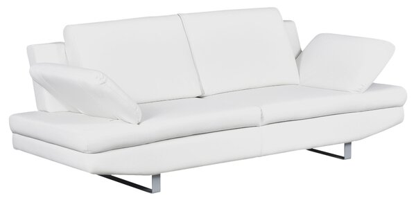 TŘÍMÍSTNÁ POHOVKA, textil, bílá MID.YOU - Pohovky, Online Only