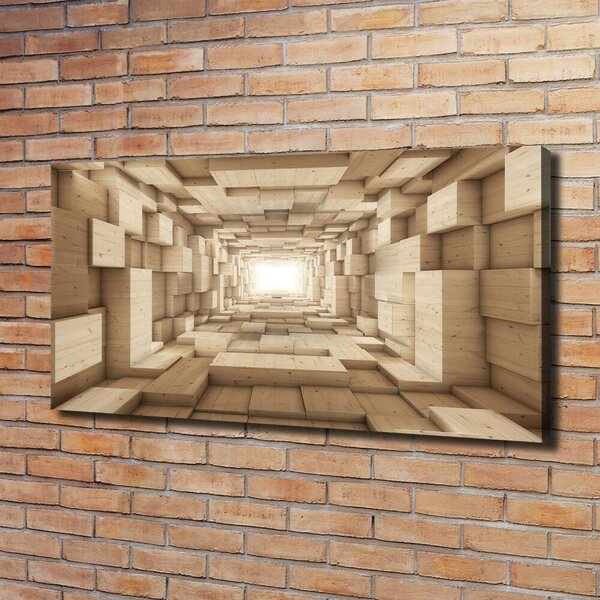 Foto obraz na plátně Dřevěný tunel oc-33419074