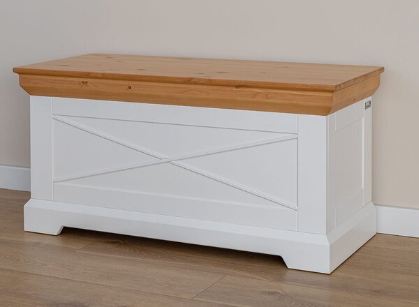 Truhla Marone Elite, přírodní borovice, 50x95x42 cm