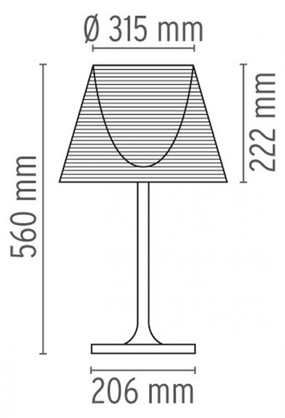 Flos designové stolní lampy Ktribe T1