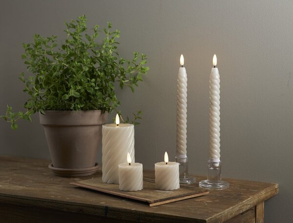 LED svíčka (výška 15 cm) Flamme Swirl – Star Trading