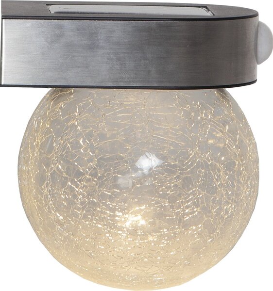 Venkovní nástěnné solární LED svítidlo Star Trading Glory, výška 14,5 cm
