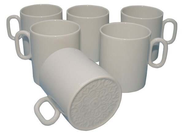 Alessi designové šálky Dressed Mug (4 kusy)