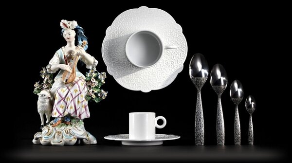 Alessi designové šálky Dressed Mug (4 kusy)