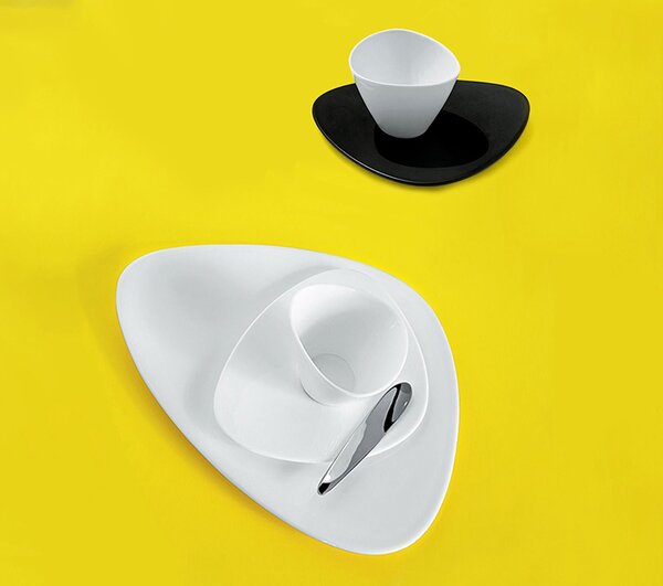 Alessi designové podšálky Colombina Saucer (6 kusů)