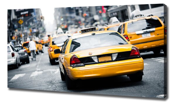 Moderní obraz canvas na rámu Taxi New York oc-34843570