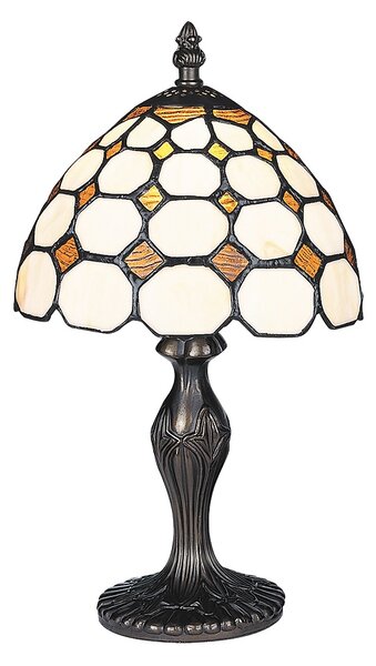 Rabalux 8072 MARVEL - Vitrážová stolní lampička, výška 36,5cm (Stolní lampa z vitrážového skla)