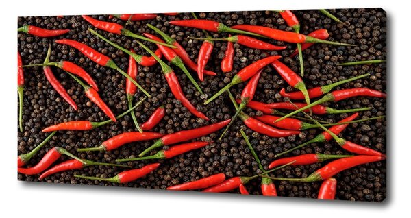 Foto obraz na plátně Chilli papričky oc-35225615