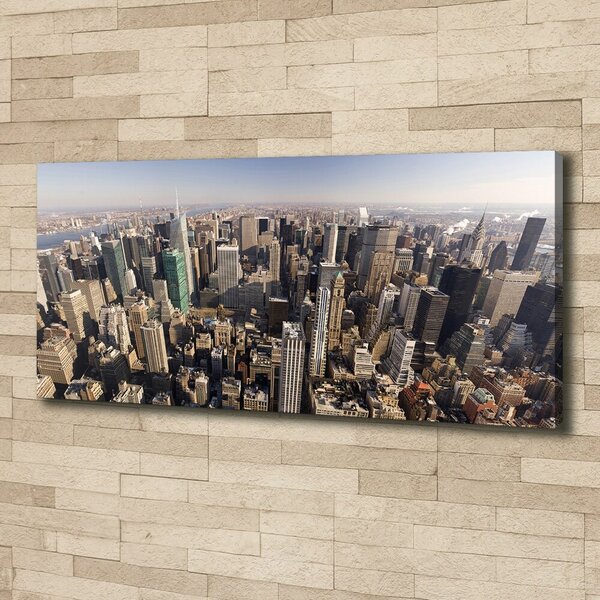 Foto obraz na plátně New York ptačí pohled oc-35764394