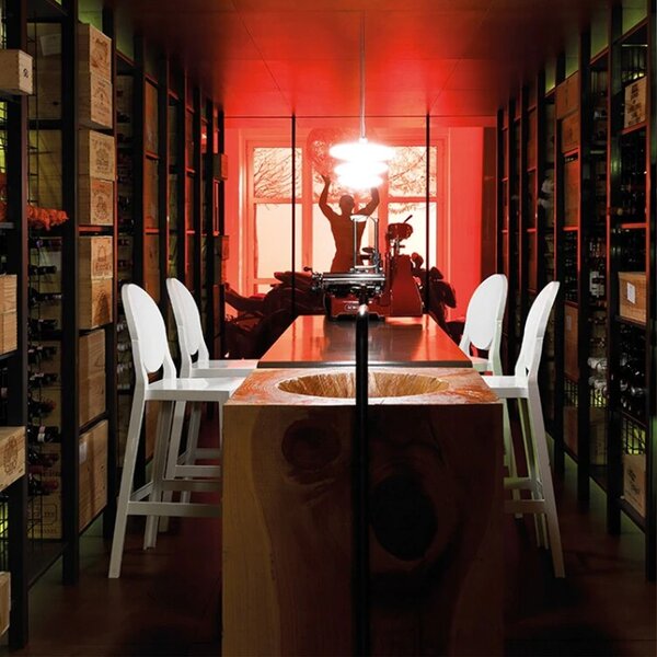 Kartell designové barové židle One More (výška sedáku 75 cm)