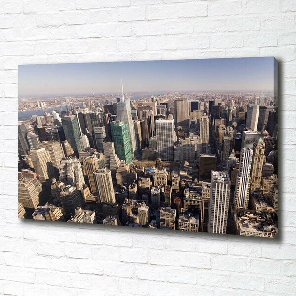 Foto obraz na plátně New York ptačí pohled oc-35764394