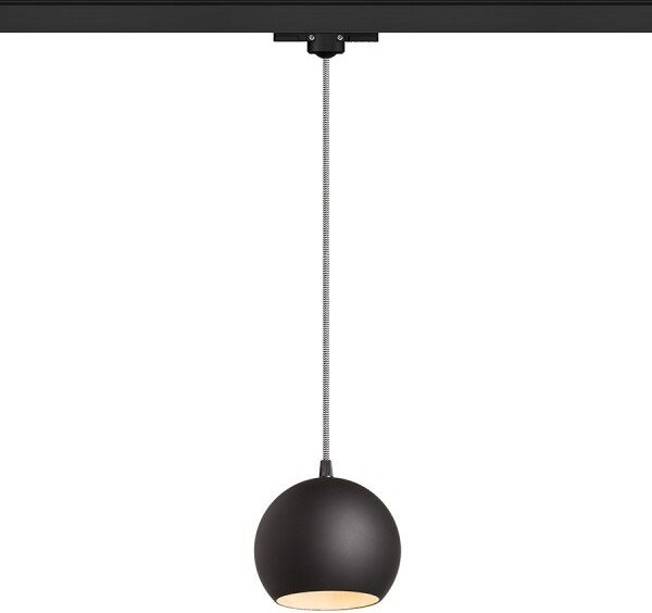 COPA pro tříokr. lištu černá sklo 230V E27 28W - RED - DESIGN RENDL