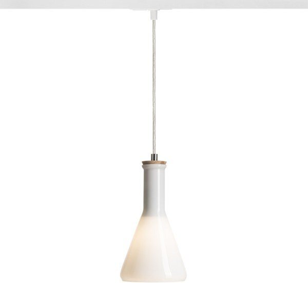 PULIRE CON pro jednookr. lištu opálové sklo/dřevo 230V E14 28W - RED - DESIGN RENDL