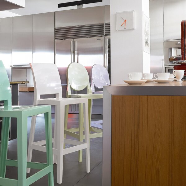 Kartell designové barové židle One More (výška sedáku 75 cm)