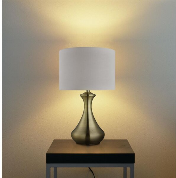 Searchlight EU2750AB Stmívatelná dotyková stolní lampa IVORY patina