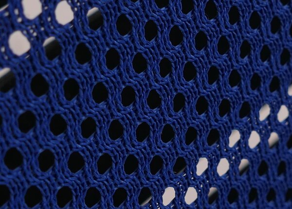 Sada 2 jídelních židlí HWC-K51, židle s područkami, látka/textil (250 g/m²) modrá, černý rám