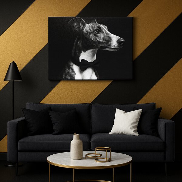 KRAFTHOUSE.EU Váš mazlíček v Prémiovém stylu – obraz na plátno Premium Canvas | Různé rozměry Velikost: 30 x 20 cm